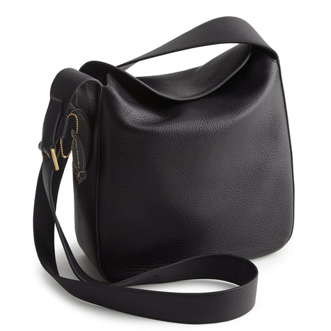 Medium Tifton Crossbody Moonless Night in Leather
