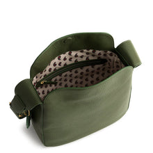 Medium Tifton Crossbody Bronze Green in Leather