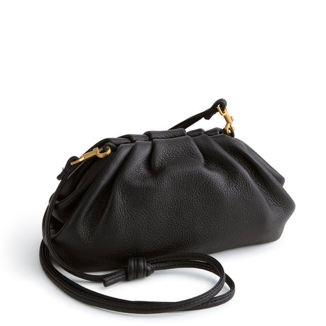 Small Taber Crossbody Moonless Night in Leather