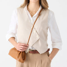 Small Taber Crossbody Roasted Pecan in Leather