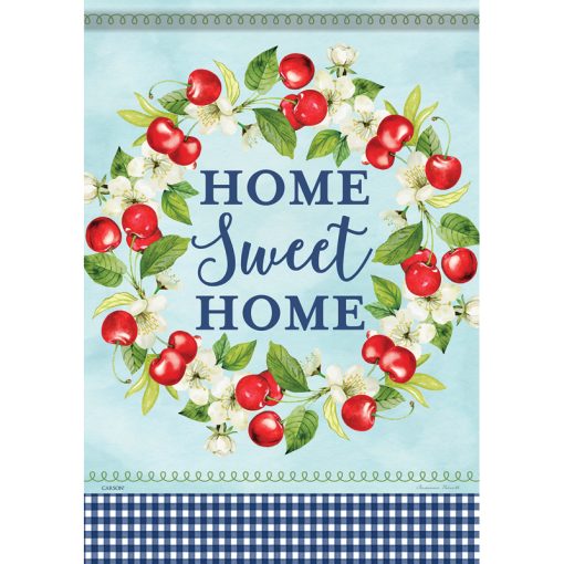 Sweet Cherries Dura Soft Garden Flag