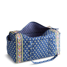 Large Original Duffel Bag Maison Blue in Premium Cotton