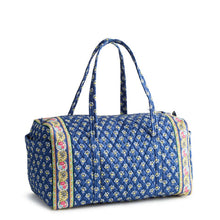 Large Original Duffel Bag Maison Blue in Premium Cotton