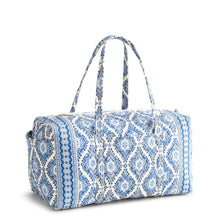 Large Original Duffel Bag Cambridge Blues in Premium Cotton