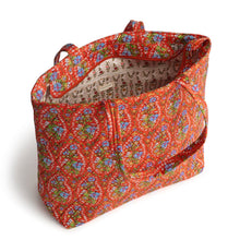 Original Zip Tote Bag Garden paisley in Premium cotton