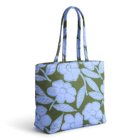 Original Zip Tote Bag Appliqué floral in Nylon