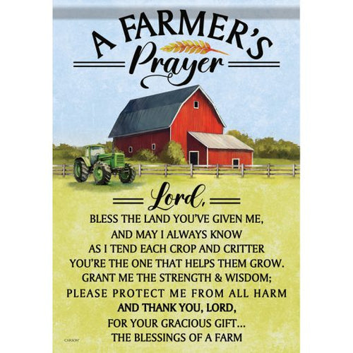 Farmer’s Prayer Dura Soft Garden Flag