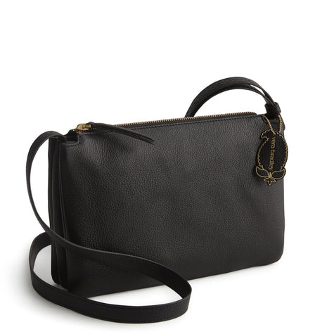 Foxbury Crossbody Moonless Night in Leather