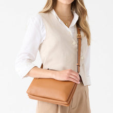 Foxbury Crossbody Roasted Pecan in Leather