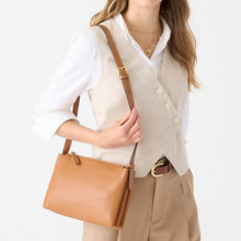 Foxbury Crossbody Roasted Pecan in Leather