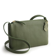 Foxbury Crossbody Bronze Green in Leather