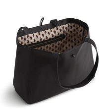 Small Hathaway Tote Bag Moonless Night in Leather