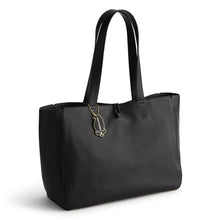 Small Hathaway Tote Bag Moonless Night in Leather