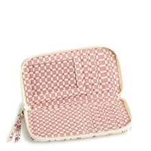 Medium Continental Wallet Rachel Ditsy in Premium Cotton