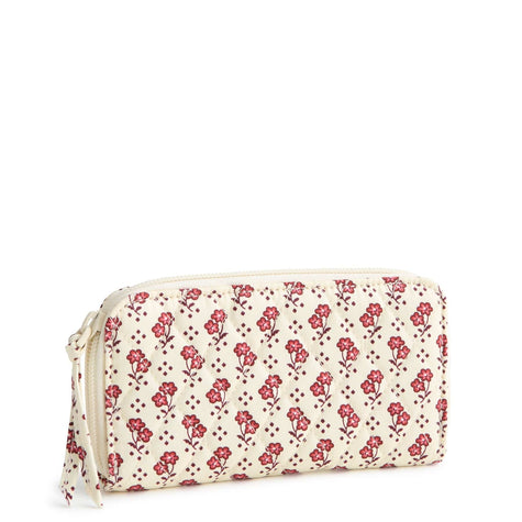 Medium Continental Wallet Rachel Ditsy in Premium Cotton
