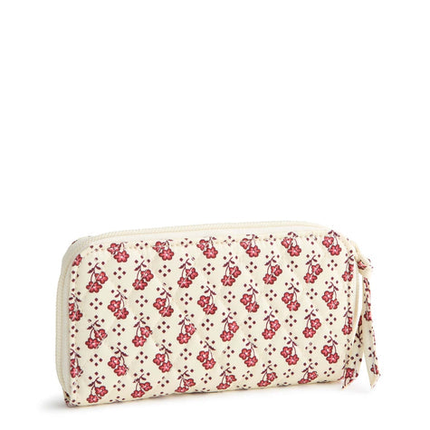 Medium Continental Wallet Rachel Ditsy in Premium Cotton