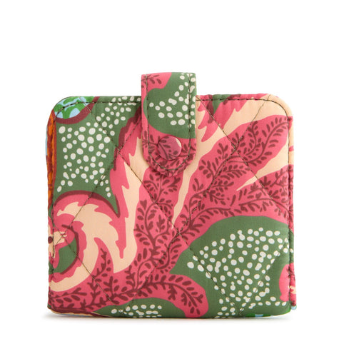Small Tab Wallet Leaf Me Not Paisley in Featherweight