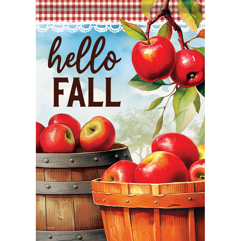 "Hello Fall Harvest" Garden Durasoft™ Flag