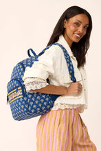 Bancroft Backpack Maison Blue in Premium Cotton