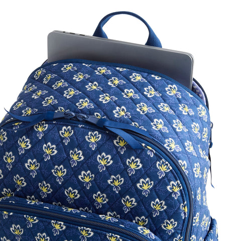Bancroft Backpack Maison Blue in Premium Cotton