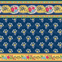 Bancroft Backpack Maison Blue in Premium Cotton