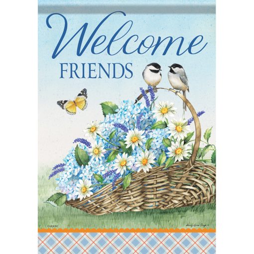 "Basket of Summer" Dura Soft™ Garden Flag