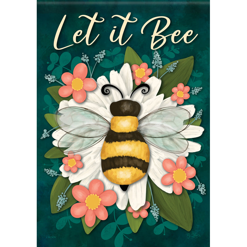 "Let it Bee" Dura Soft™ Garden Flag