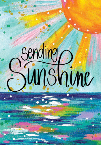 Large Flag-Sending Sunshine