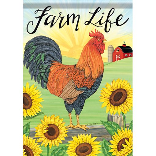 "Morning Calling" Dura Soft™ Garden Flag