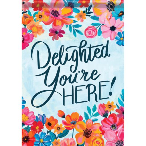 "Delighted" Dura Soft™ Garden Flag