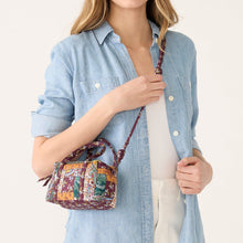 Mini Original Duffel Crossbody Fall harvest patchwork in Premium cotton