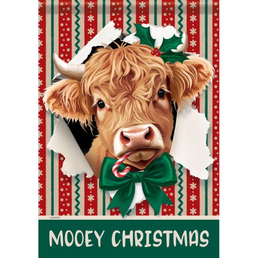 Mooey Christmas Garden Durasoft™ Flag