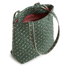 Small Original Zip Tote Bag Mistletoe lattice in Premium cotton