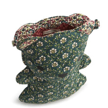 Classic Bear Crossbody Bag Mistletoe lattice in Premium cotton