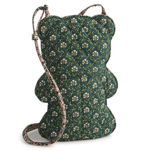 Classic Bear Crossbody Bag Mistletoe lattice in Premium cotton