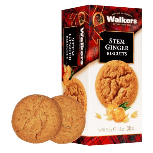 Walker's Stem Ginger Shortbread 6.2 oz.