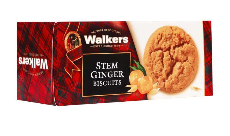 Walker's Stem Ginger Shortbread 6.2 oz.