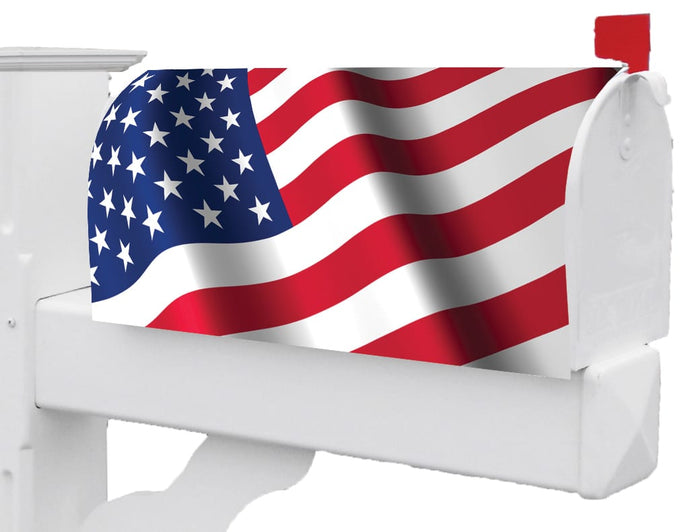 Waving Flag- Large Mailbox Makeover