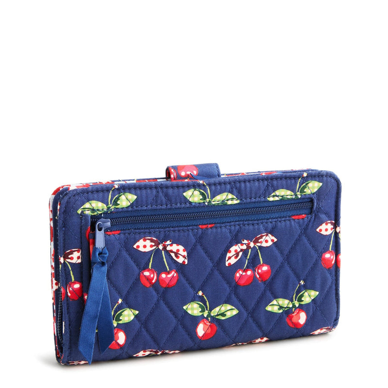 Turnlock Wallet Cherry Picking in Premium Cotton