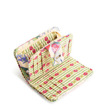 Small Turnlock Wallet All The Pretty Wildflowers in Premium Cotton