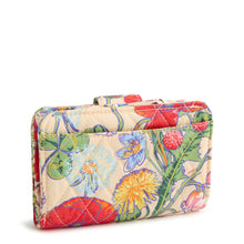 Small Turnlock Wallet All The Pretty Wildflowers in Premium Cotton