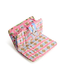 Small Turnlock Wallet Cottage Shells in Premium Cotton