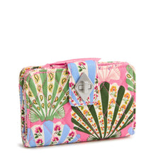 Small Turnlock Wallet Cottage Shells in Premium Cotton