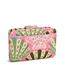 Small Turnlock Wallet Cottage Shells in Premium Cotton