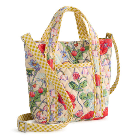 Mini Hathaway Tote All The Pretty Wildflowers in Premium Cotton