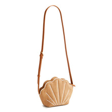 Shell Crossbody Shells in Woven Faux Straw