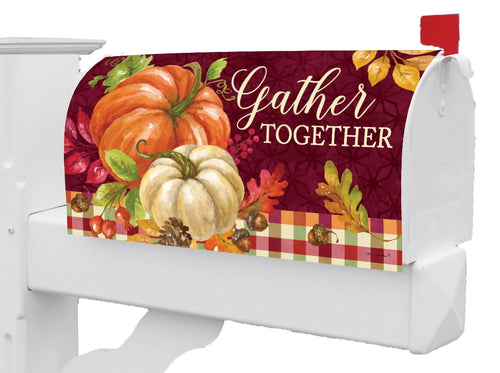 Mailbox Makeover-Gather Pumpkins