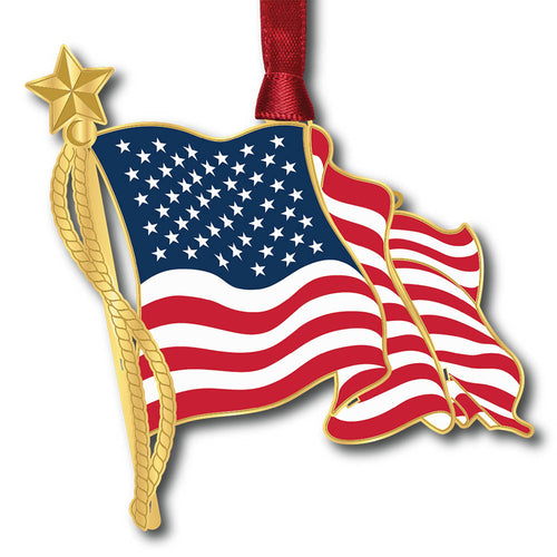 American Flag Ornament