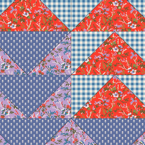 Vera Bradley Original Zip Hipster – Flying Geese Patchwork