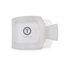 Square Flat Hair Clip | Coconut White